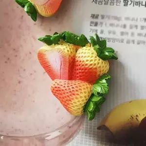 음식 모형 마그넷 딸기