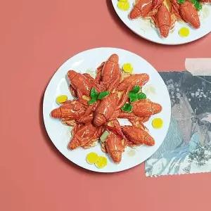 음식 모형 마그넷 가재