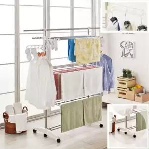 이동식 빨래건조대 6단 특대형 실내