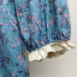 앤트맨 원피스 여성원피스 플라워 면마 롱스커트 자수 프릴 프로방스 OPH3