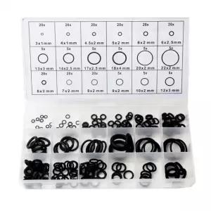 오링 고무링 패킹 바킹 검정색 225개입 RD-12140