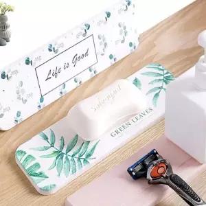 욕실보관대 규조토 세면대 세척받침 그린