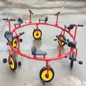 단체 자전거 묘기