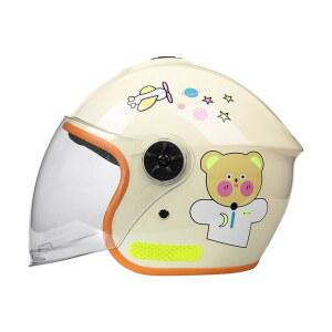 여성용 스쿠터 오토바이 헬멧 경량 사계절 페이스 하이바