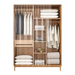 선반 가리개 레일 세탁기 슬라이딩 책장 투명 커튼 투명50X70CM 커텐