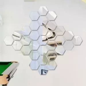 거울인테리어 붙이는 12조각 아크릴 육각 거울 중형