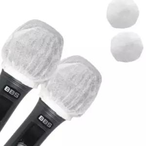 위생 일회용 부직포 마이크 커버 2P 1set 화이트