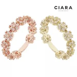 [하프클럽/씨아라]CIARA 14K Ravenna 문케이크쉐입 반지(GoldPlated)