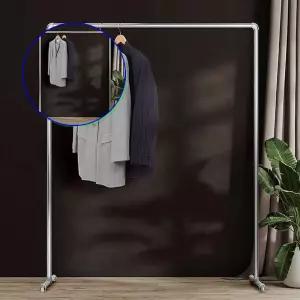 쌍문상회 미니행거 튼튼한철제 거치대 조립 1단옷걸이