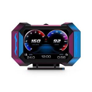 야우지친 P25 OBD2 스캐너 HUD 디스플레이, 속도 게이지가 있는 코드 리더, 과속 경보, 자동차 트럭 SUV용