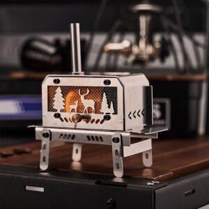 캠핑 화목 난로 집들이선물 미니 인테리어 불멍