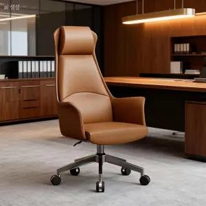 중역 리클라이너 임원 사장 BJ 컴퓨터 고급 럭셔리 스틸 오피스 서재