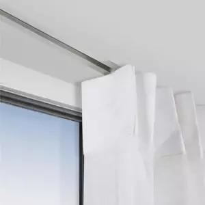 욕실 욕조 의류 매장용 샤워 커튼 막대 조절 가능한 코너 유연한 구부릴 수 있는 오목 천장 트랙 경량