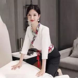 여성 기모노 서빙 홀서빙복 고급 서빙유니폼 식당 일본