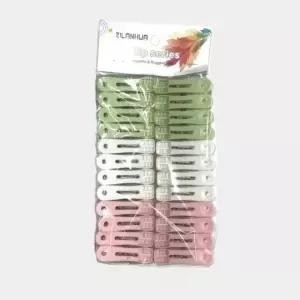 레트로 빨래집게24개입 9022-24P 주머니 빨래집개