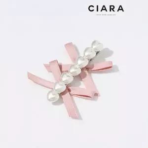 [하프클럽/씨아라]CIARA 14K Chieri 세떼 하트 진주 헤어집게핀(GoldPlated)