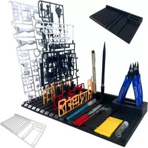 야라스타푸 모델 부품 도구 선반 보관 공간이 있는 키트 정리 건담 및 액세서리 전시에 적합