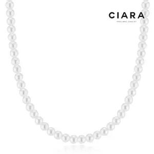 [하프클럽/씨아라]CIARA 14K Salerno 5mm 심플 진주체인 목걸이(GoldPlated)