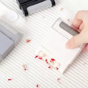 무전동 무전력 2in1 양방향 보풀제거기 휴대용 의류정리솔 먼지제거