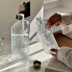 손잡이병 스테인리스 스틸 커버가 밀폐형 있는 병 소형 와인잔