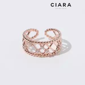 [하프클럽/씨아라]CIARA 14K Perego 꼬르다 투라인 반지(GoldPlated)