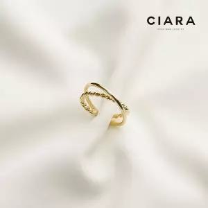 [하프클럽/씨아라]CIARA 16K Brianza 크로와레이어드 반지(GoldPlated)