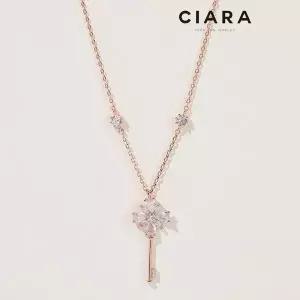 [하프클럽/씨아라]CIARA 14K Jenne 데이지블라썸 키체인 목걸이(GoldPlated)