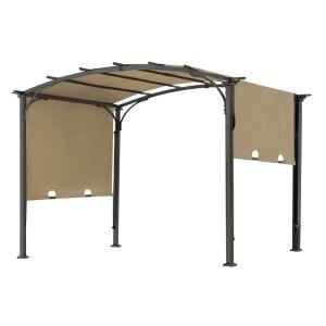 퍼골라 L-PG080PST 및 기타 동일한 크기의 퍼골라를 위한 JANCANOPY 85''x 208'' 범용 교체 커버, (베이지)