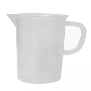 요리학원 플라스틱비커 계량컵 실험실 손잡이 2000cc