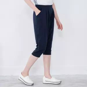 [모슬린]엄마옷 쿨 아이티 7부 배기 바지 614FGH066 마담중년여성빅사이즈50대60대