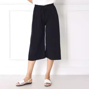 [모슬린]엄마옷 아이스 7부 와이드 밴딩팬츠 614FGH065 마담중년여성빅사이즈50대60대