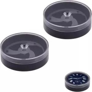CYUXING 2Pcs 휴대용 시계 다이얼 보관함 방진 및 스크래치 방지 이동 홀더 용품 케이스 여행용 도구