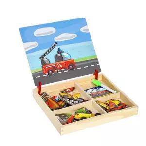 엄마표 유아 매칭놀이 창의력발달 자석퍼즐 탈것 집중력 장난감 유치원