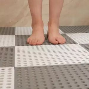 조립식 욕실 미끄럼 방지 매트 그레이