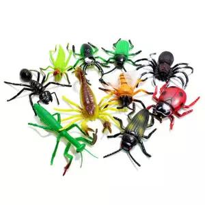 초등학교 탐구생활 관찰학습 말랑한 소프트곤충10종 모형 어린이 장난감