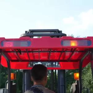 지게차 지붕 천장 가림막 방수 차양 바람막이 스크린 카바