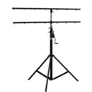 스튜디오 배경 조명 스탠드 1단 T자형 크랭크