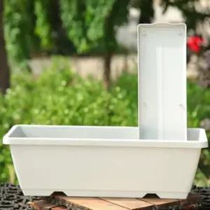 사각화분 대형 연그레이 옥상텃밭만들기 베란다텃밭 큰화분 플랜트박스 플라스틱화분