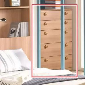 안방서랍장 드레스룸서랍장 제이에스 엘리 5단