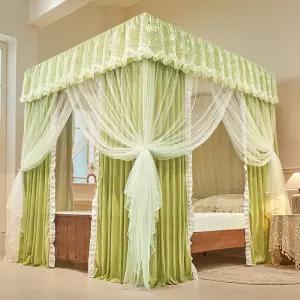 침대텐트 침대커튼 난방텐트 사각 무설치