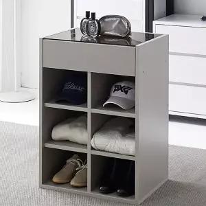 아일랜드서랍장 코너서랍장 연그레이 600 시스