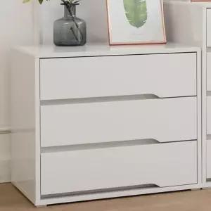 코너서랍장 광폭서랍장 메리노 600 3단 드레