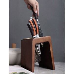 우드 칼꽂이 주방 나이프 정리함 거치대 보관 홀더