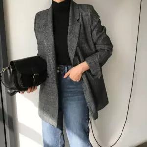 체크 무드 여성 모던 포인트 오피스룩 슬랙스 자켓 코트 시크 패턴 스타일링 클래식 원피스 코디