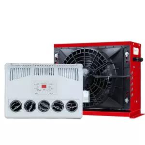 대형 트럭 주차 에어컨 스퀘어 무시동 DC 24V 독립 자동차 엔지니어링