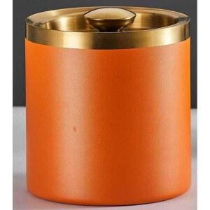 위스키 아이스 쿨러 와인 버킷 하이볼 얼음통 더블레이어스트레이트얼음통2L오렌지골드아이스클립