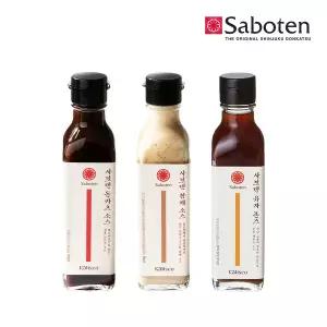사보텐 소스 3종(돈카츠,참깨,유자) 세트