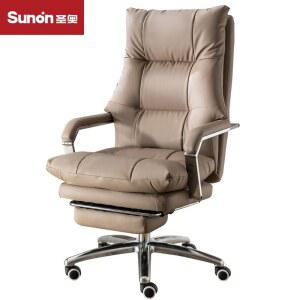 중역의자 소가죽 임원 서재 사무실 중역 컴퓨터 발받침 의자 리클라이닝 편안한의자