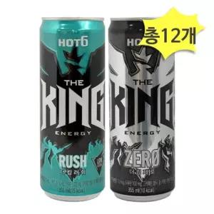 핫식스 더킹 러쉬 355 제로 355ml x 각6개(총12개)