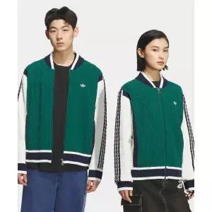 매장정품 아디다스 ADIDAS 레트로 가디건 - 그린 KS5962 198575